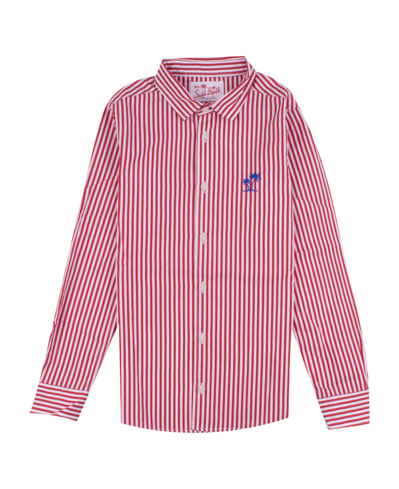 MC2 Saint Barth Cotton Shirt - Red シャツ