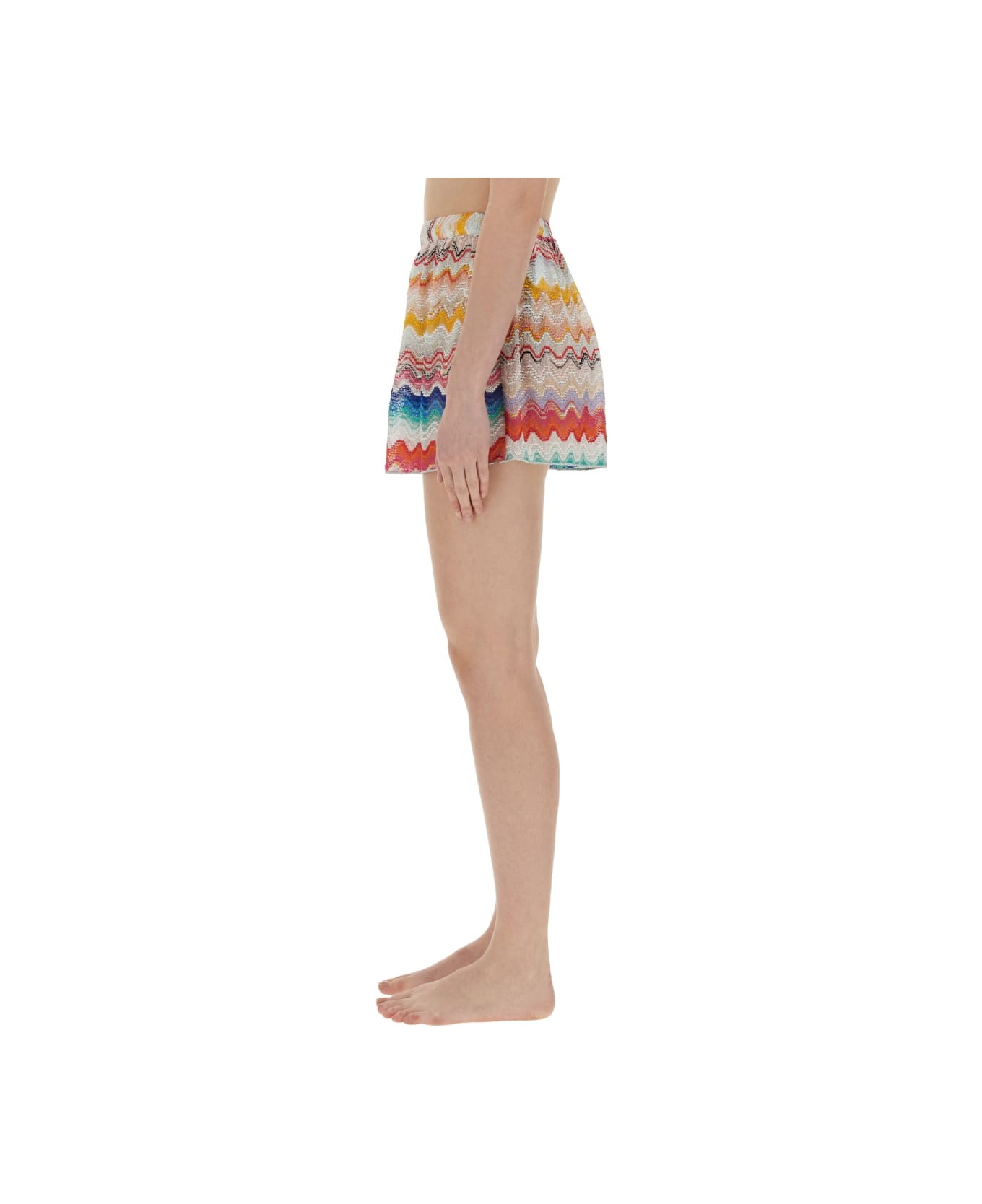 Missoni Striped Shorts - MULTICOLOUR ショートパンツ