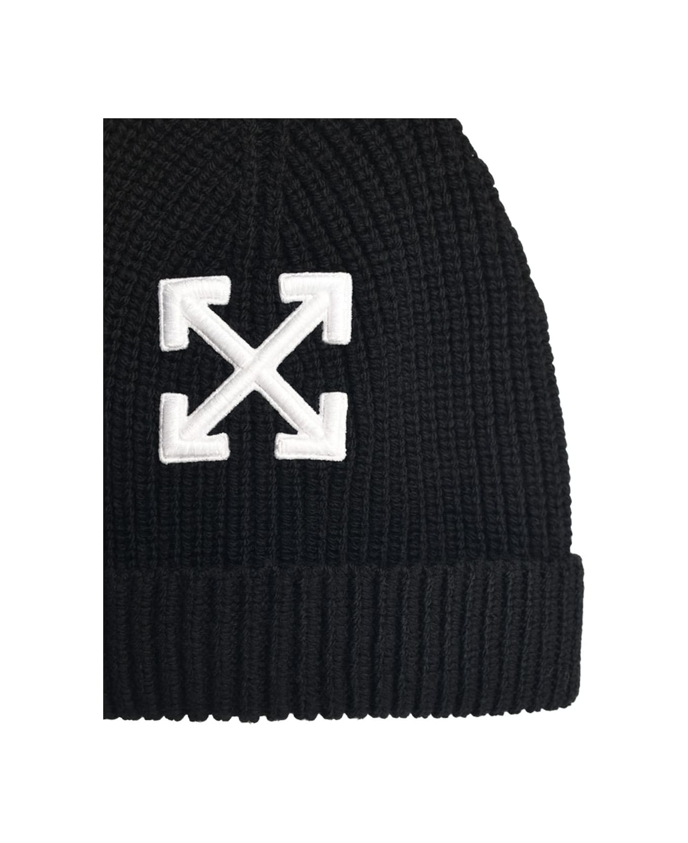 Off-White 
arrow
 Black Wool Beanie - Black