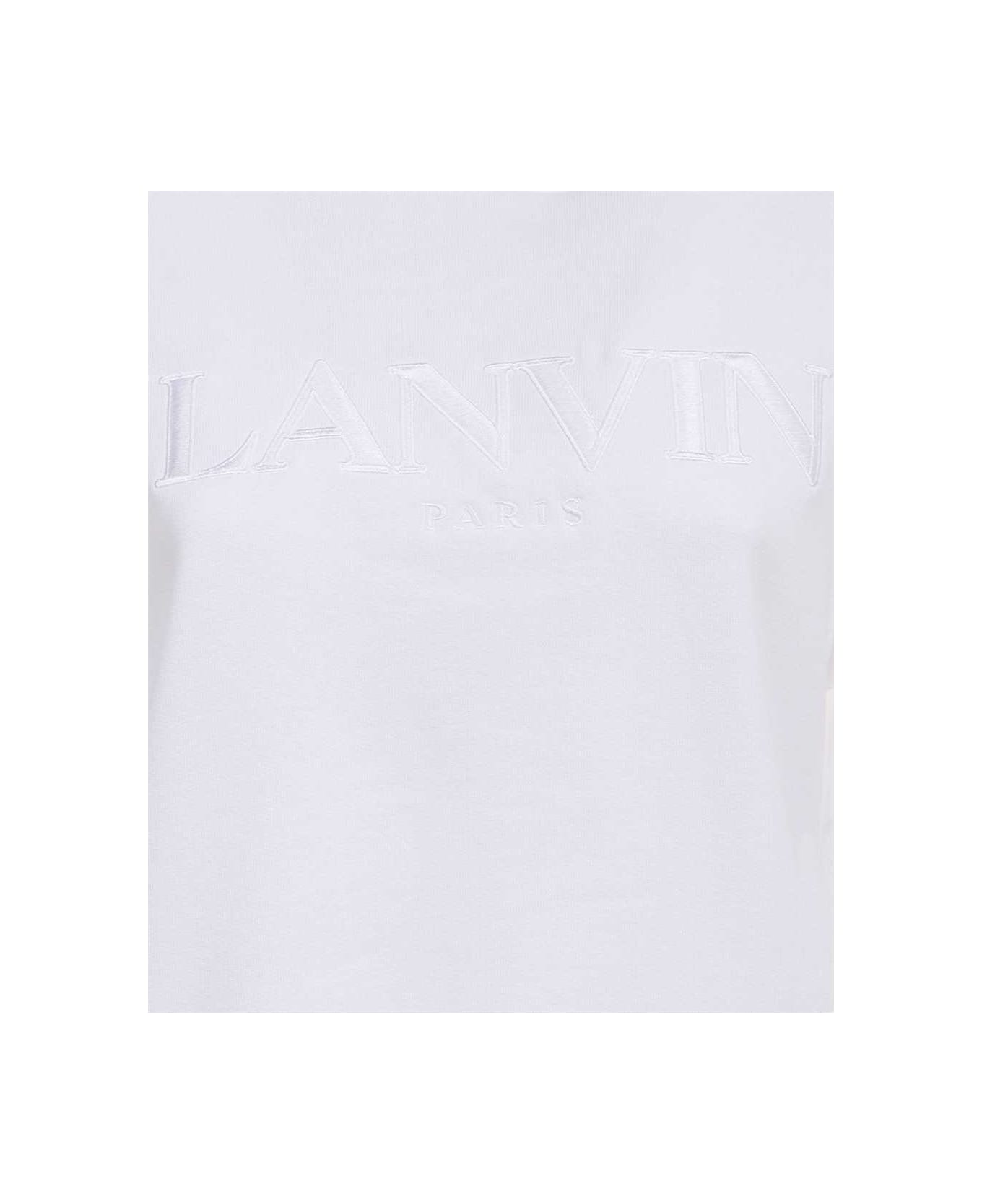 Lanvin Cotton Hoodie - White フリース