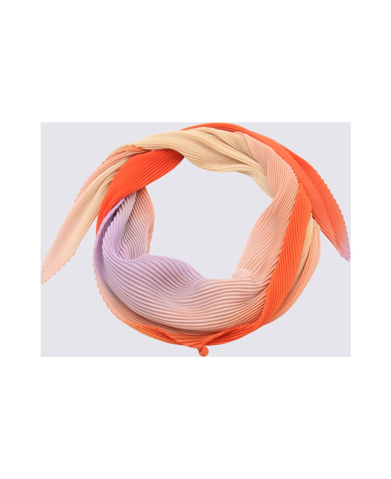 Issey Miyake Orange Scarves - Orange スカーフ＆ストール