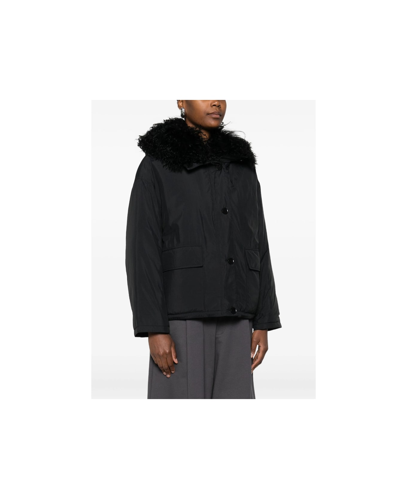 Yves Salomon Outerwear - BLACK