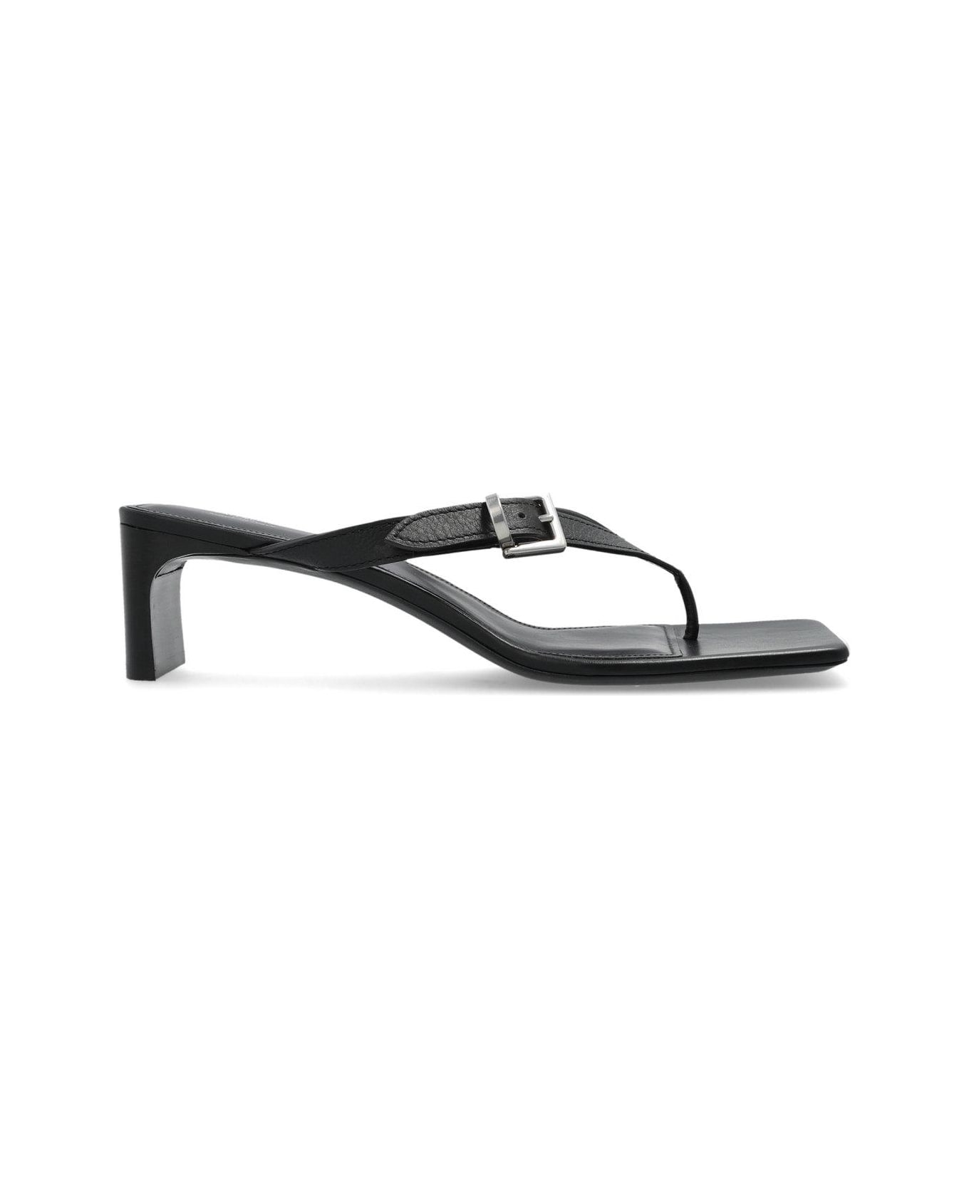 Balenciaga Bel Air Heeled Sandals - Black