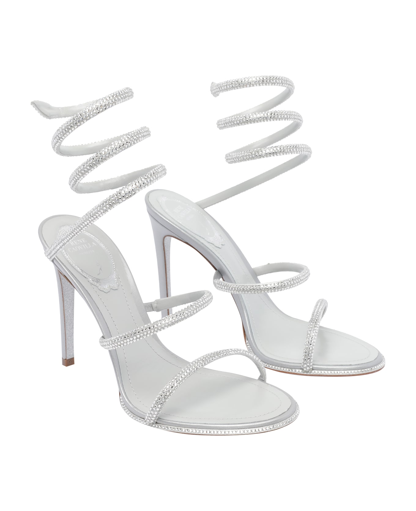 René Caovilla Cleo Sandals - Silver