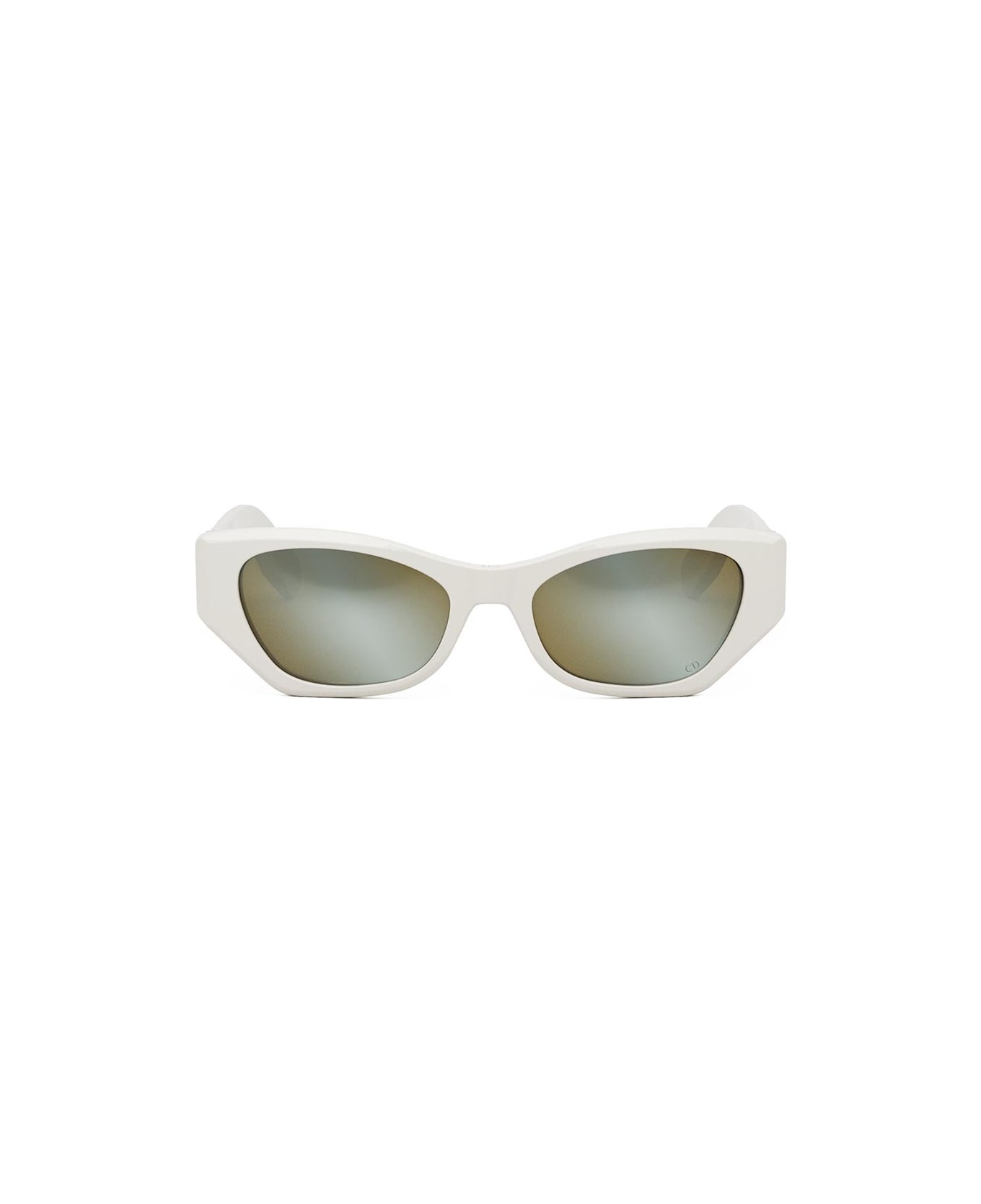 Dior Eyewear Sunglasses - Bianco/Marrone specchiato
