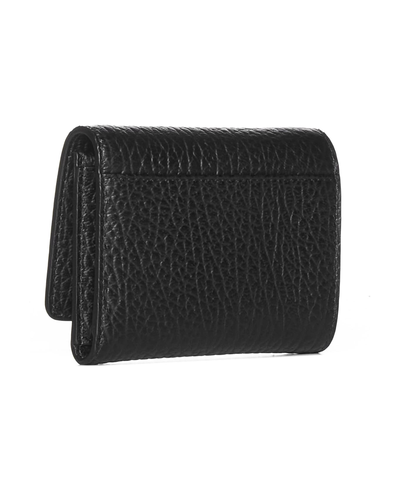 Maison Margiela Black Trifold Wallet - Black 財布