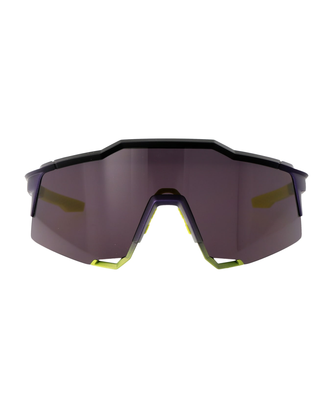 100% Speedcraft Sunglasses - Matte Metallic Digital Brights - Dark Purple Lens - OS