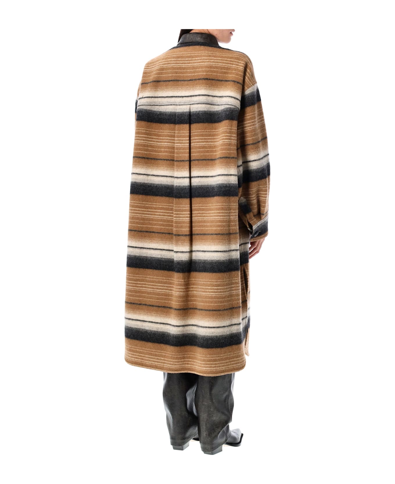 Marant Étoile Djila Coat - CAMEL MULTI