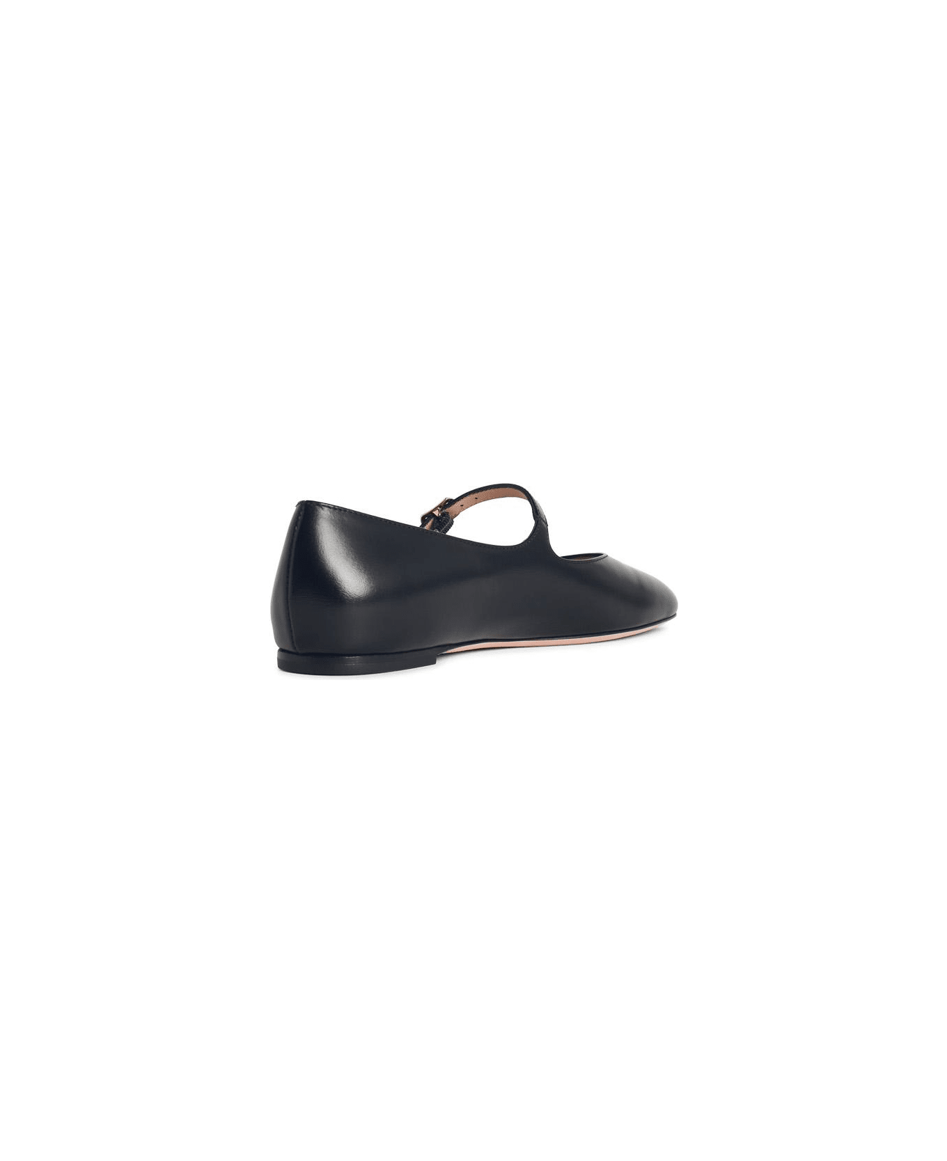 Bally 
ballyrina
 Black Leather Ballet Flats - Black