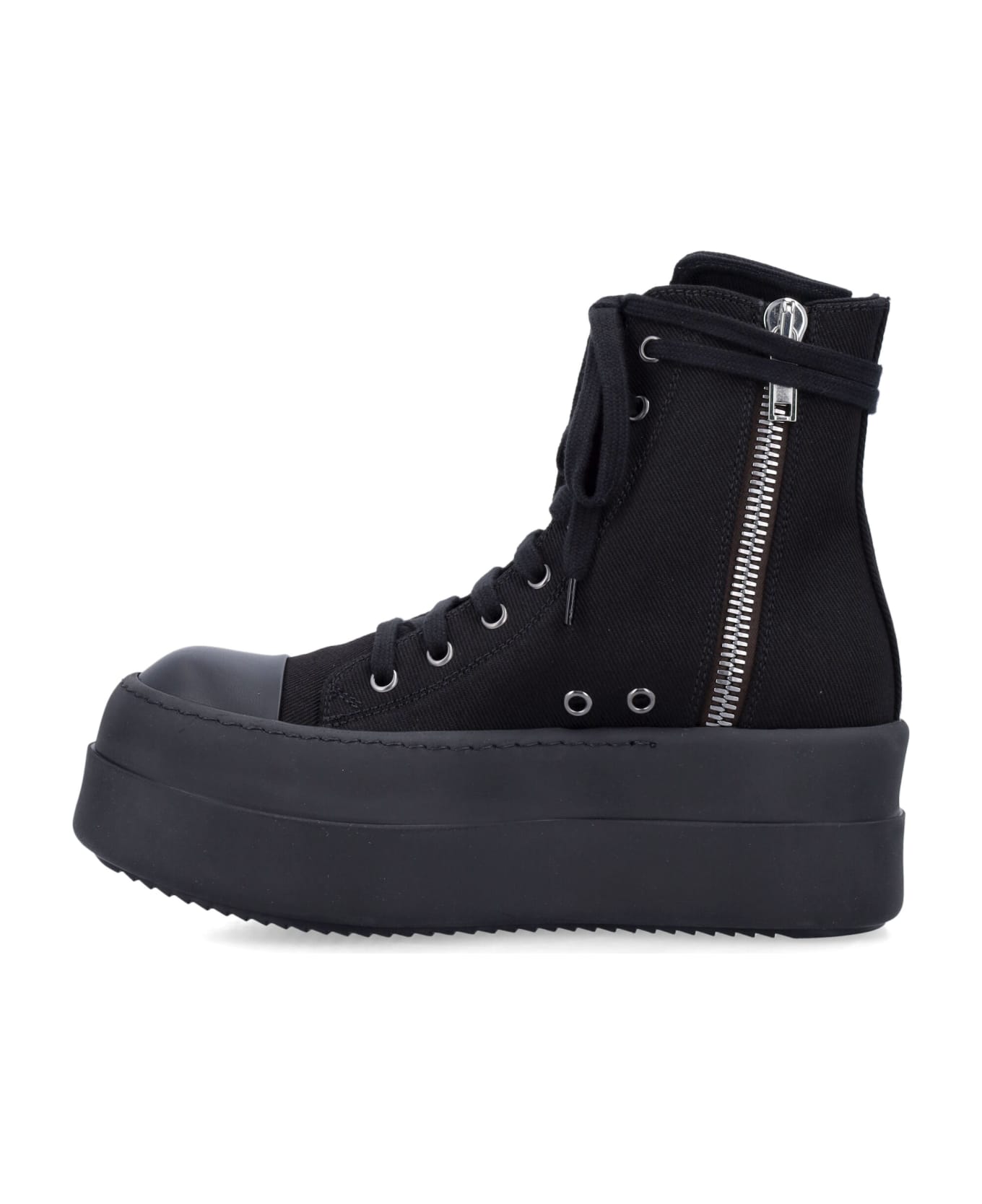 DRKSHDW Double Bumper Sneaks - BLACK  PEARL BLACK SOLE