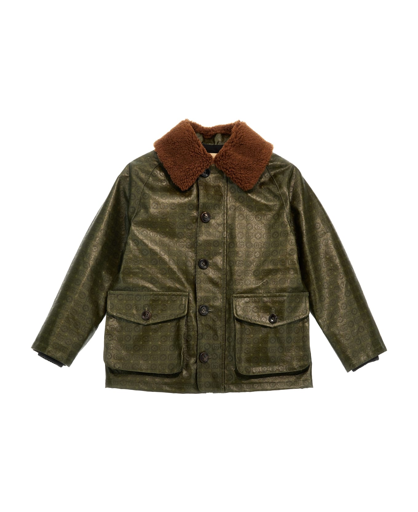 Gucci 'gg Dots' Jacket - Green