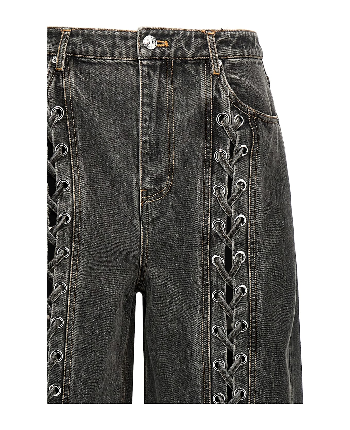 Rotate by Birger Christensen 'lace' Jeans - Gray