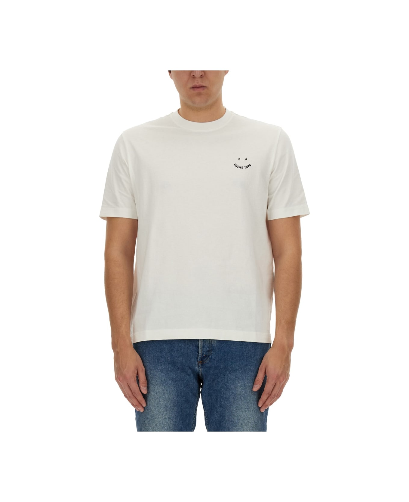 PS by Paul Smith T-shirt With Logo - WHITE シャツ