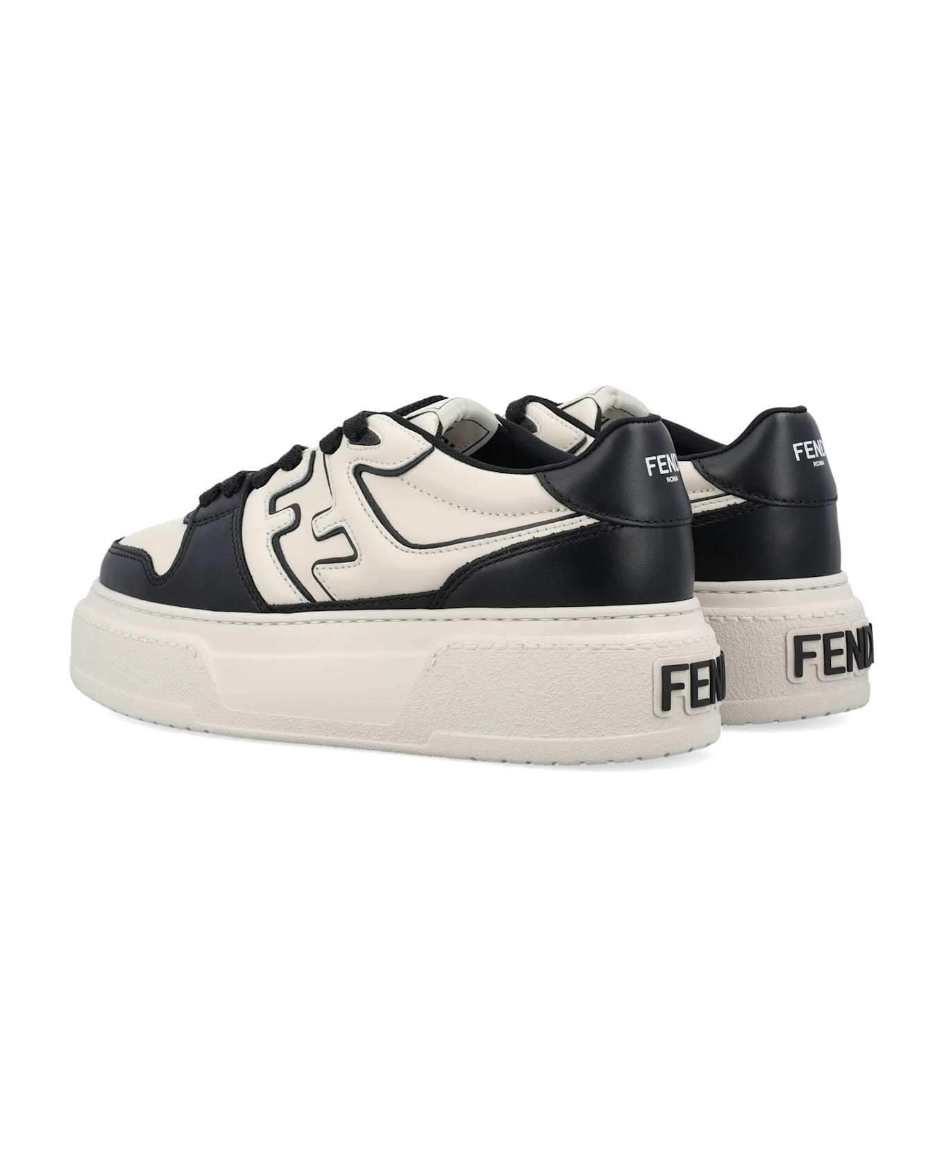 Fendi Match Mix Sneakers - NER+B.IC+NER+BIA.ICE