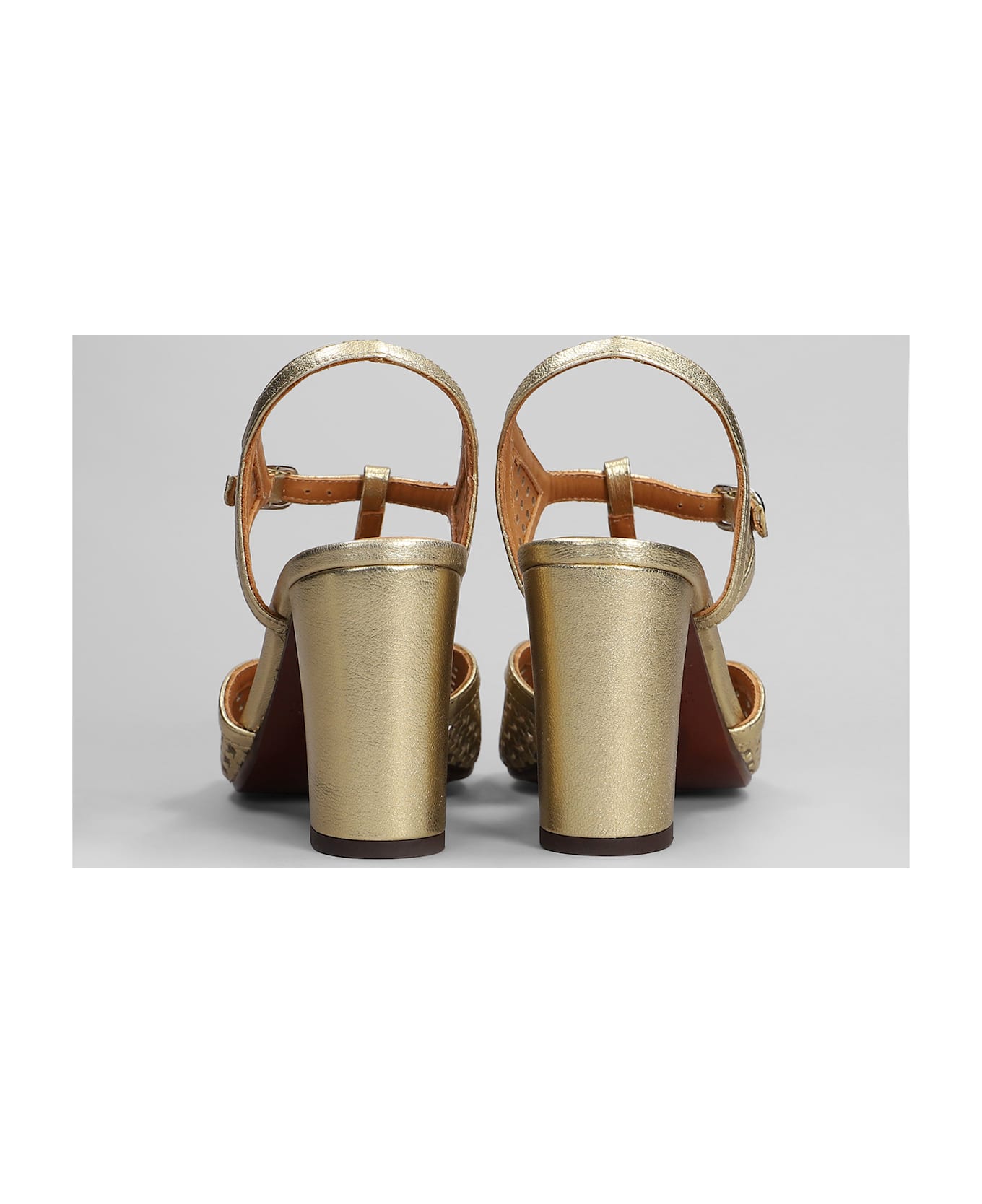 Chie Mihara Bessy 46 Sandals In Gold Leather - gold