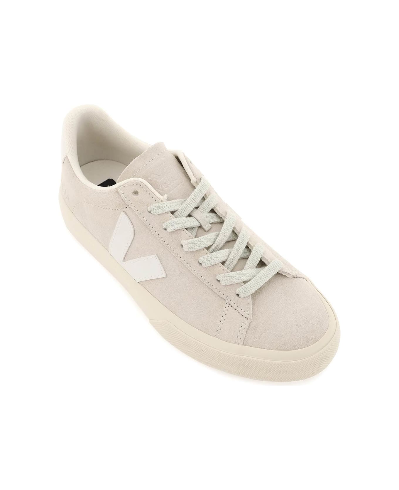 Veja Chromefree Leather Campo Sneakers - NATURAL WHITE (Grey)