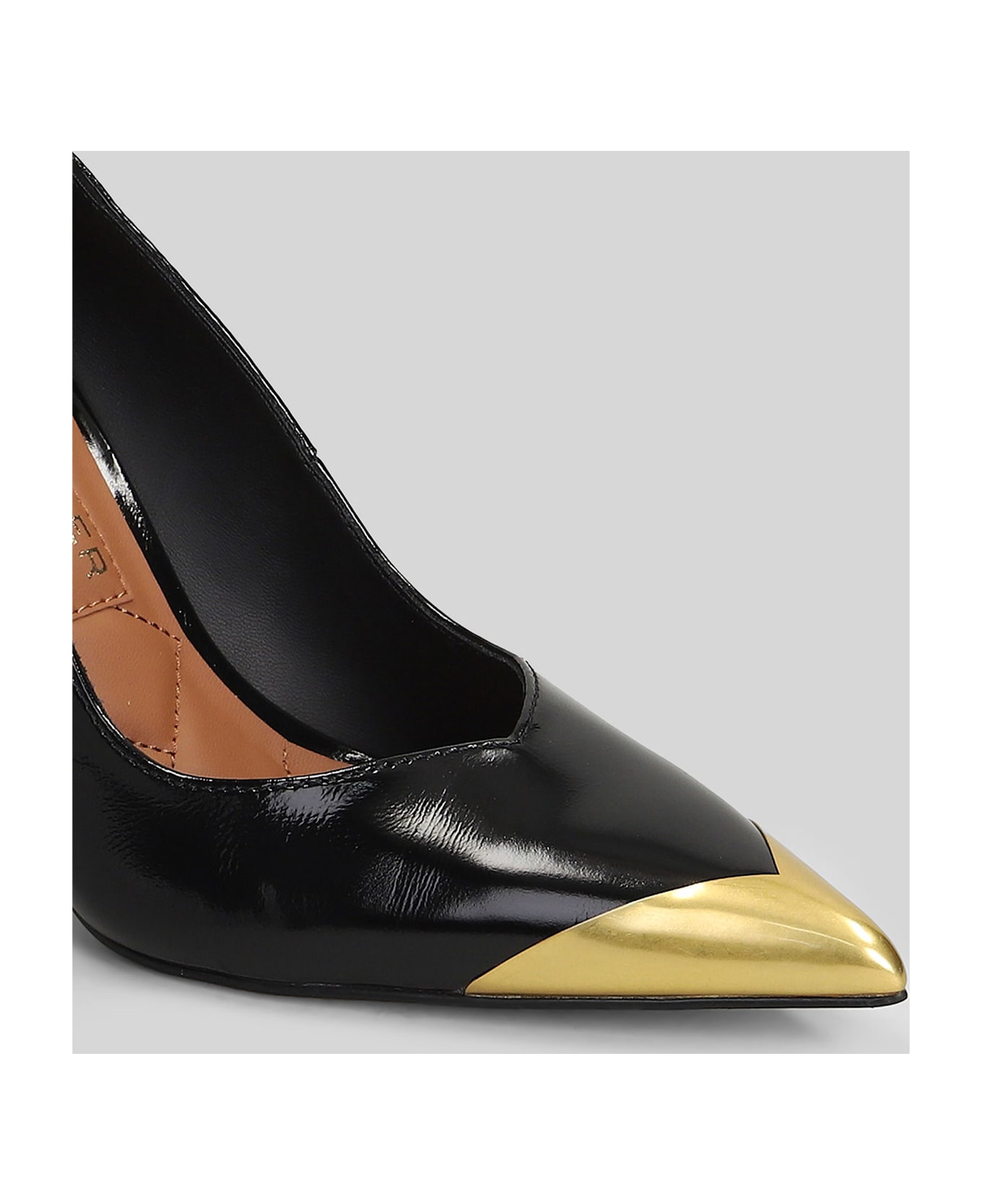 Kurt Geiger Regent Poin Court Pumps In Black Leather - black