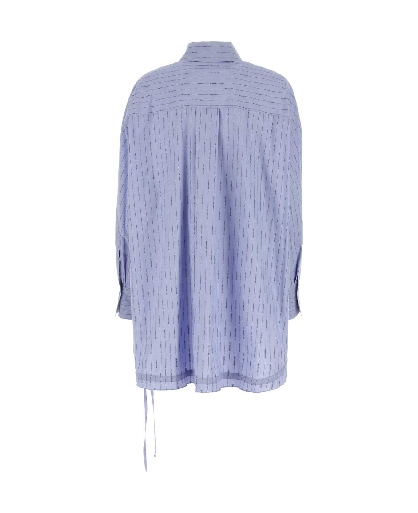 The Attico Embroidered Cotton Oversize Shirt - 600