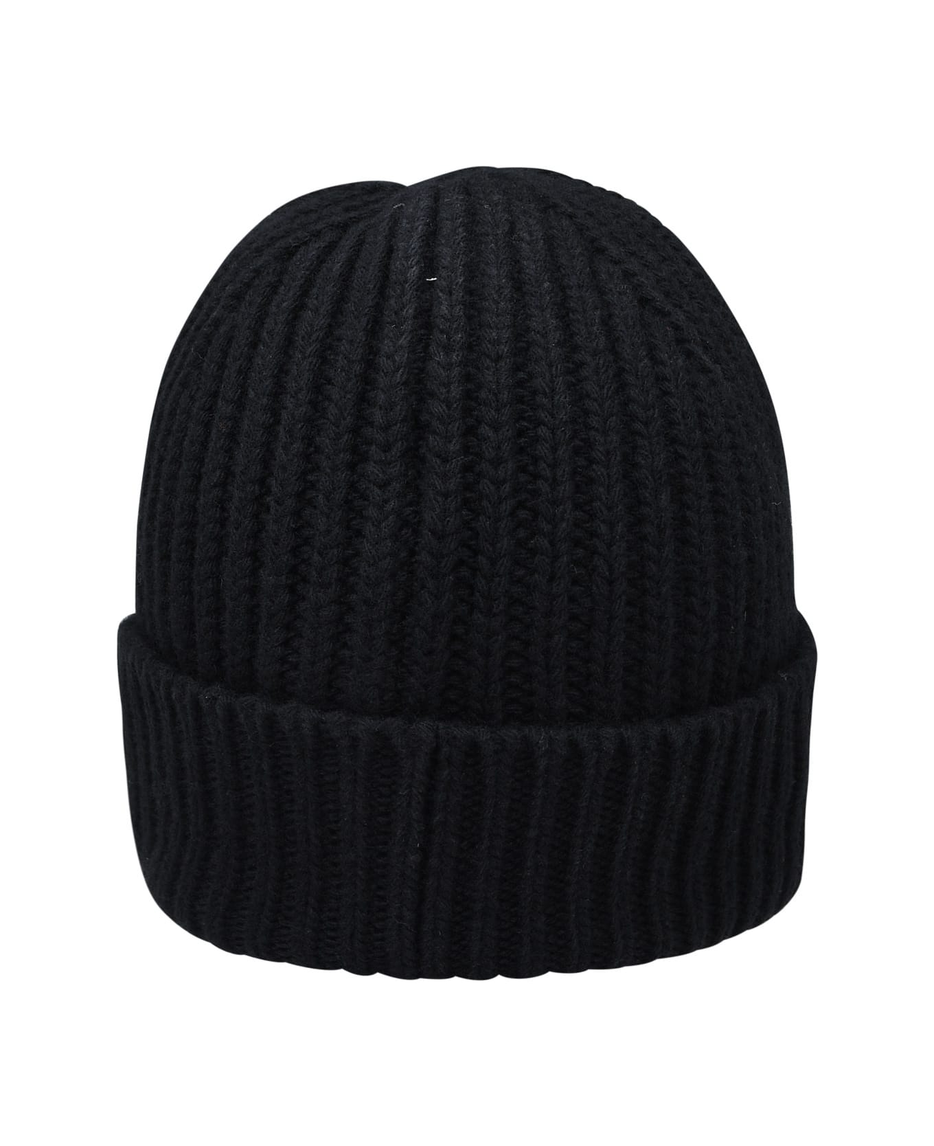 Golden Goose Black Wool Damian Star Beanie - BLACK