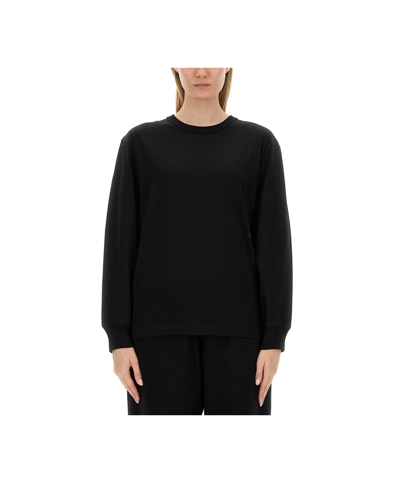 T by Alexander Wang T-shirt With Logo - BLACK