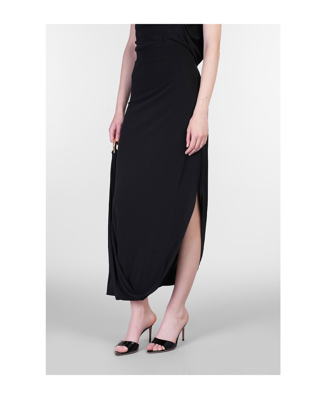 Cult Gaia Sola Skirt In Black Viscose | italist