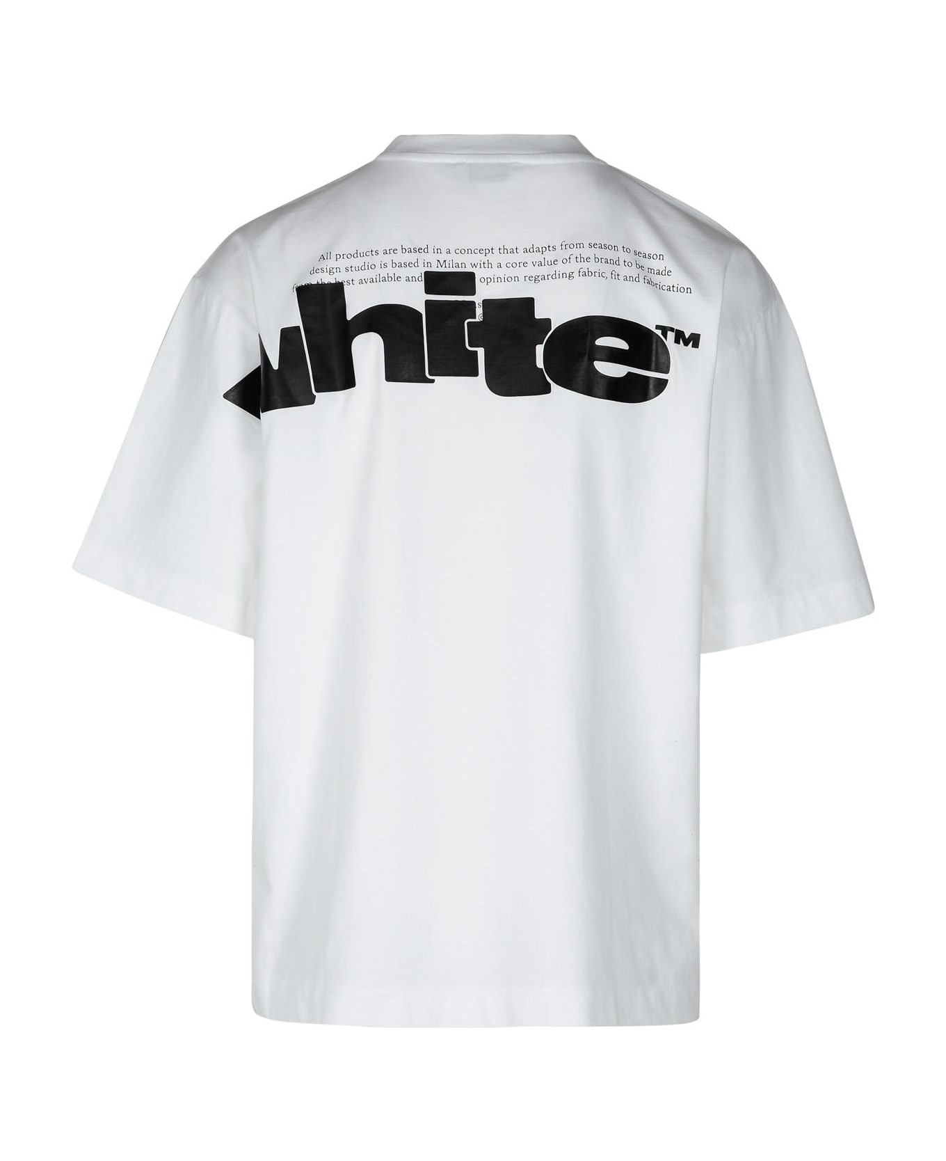 Off-White Shared Logo Skate T-shirt - White シャツ