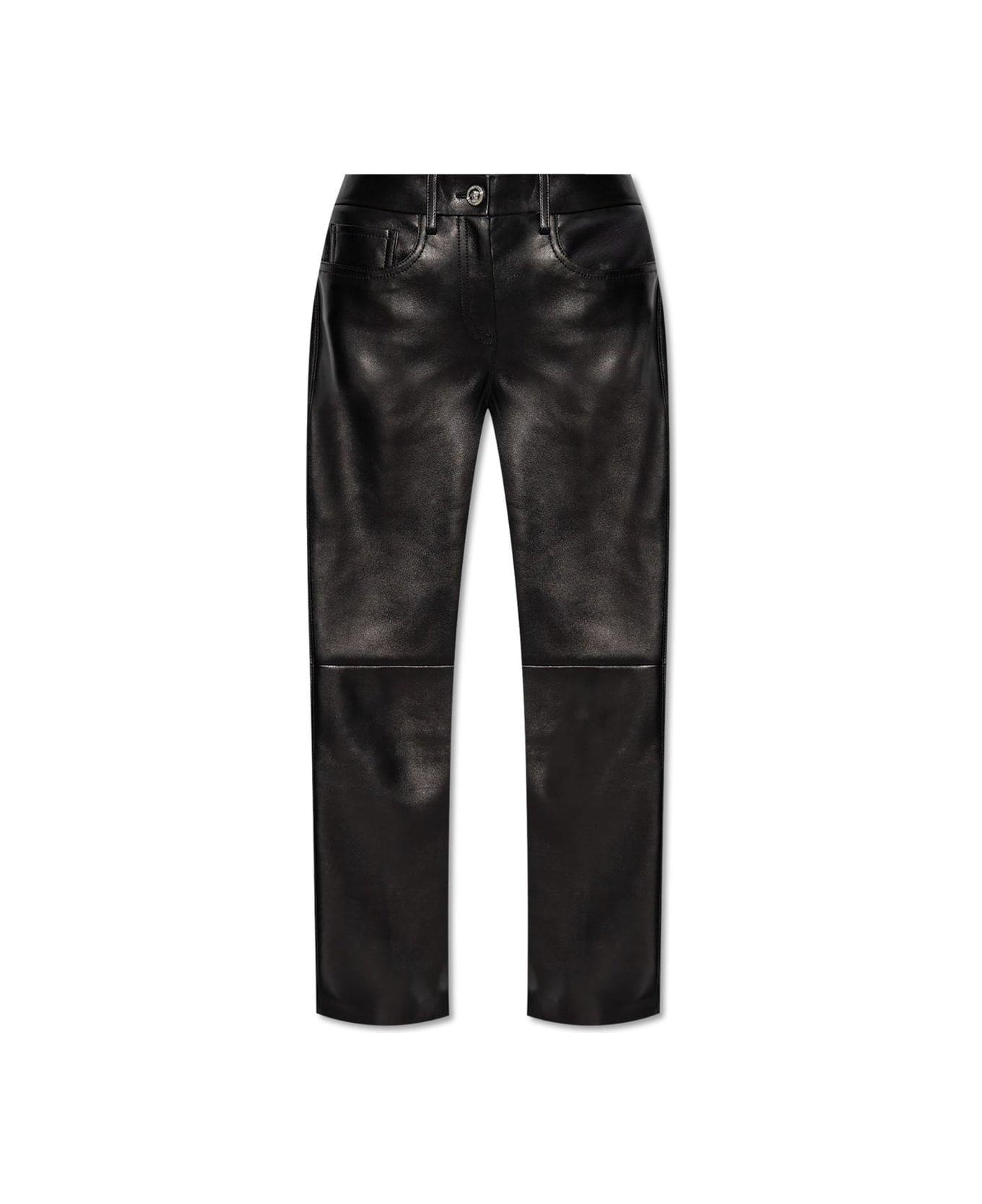 Versace Straight-leg Trousers - BLACK