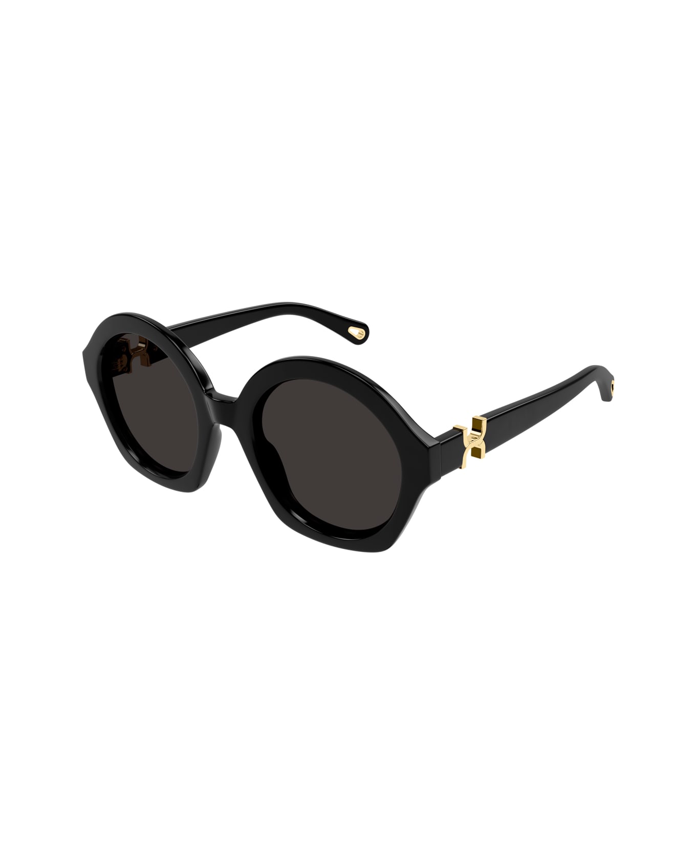 Chloé Ch0302s Marcie- Linea Chloé 001 Black Grey Sunglasses - Nero