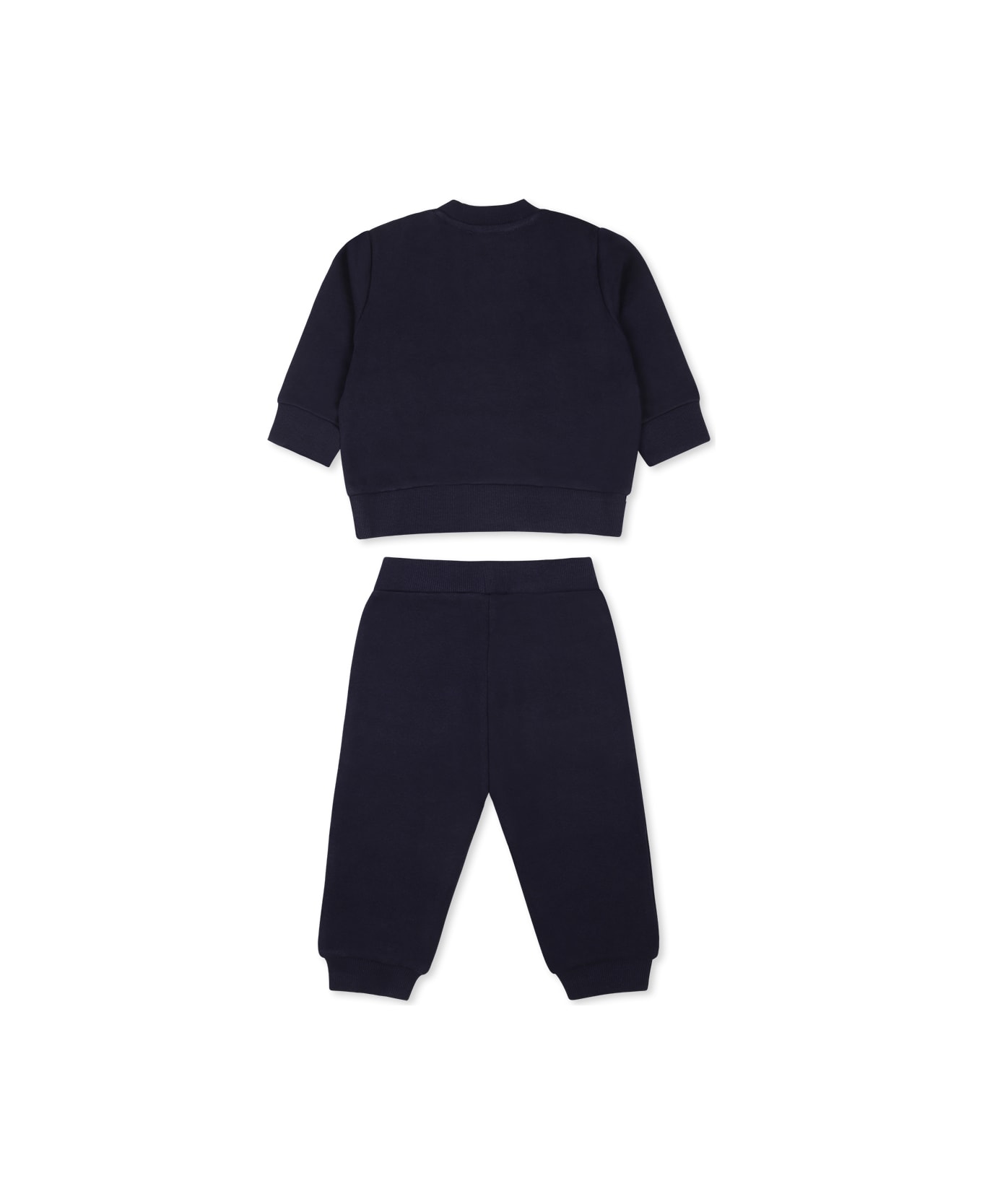 Kenzo Kids Blue Suit For Baby Boy With Lucky Tiger - Blue