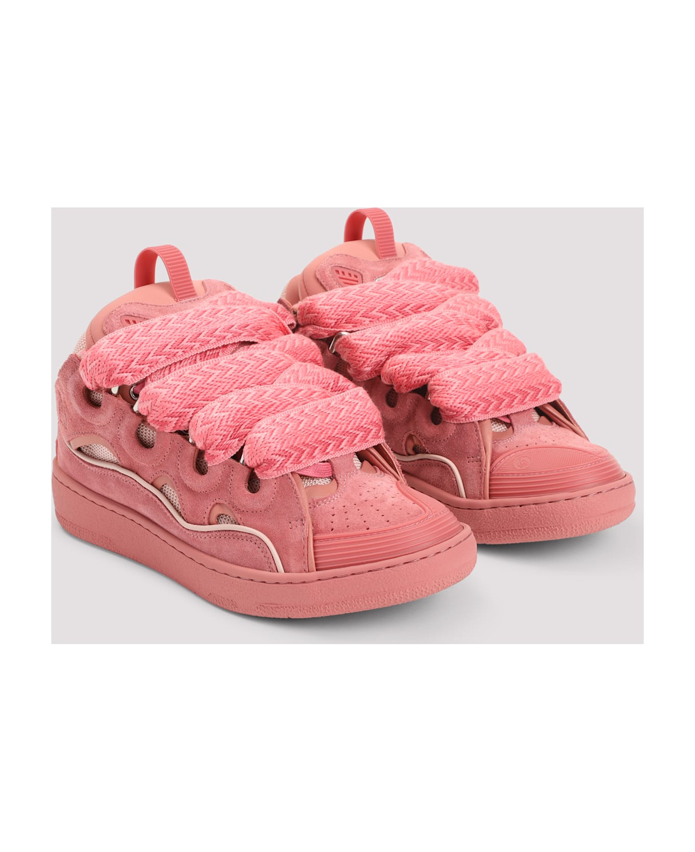 Lanvin Curb Sneakers - Litchi