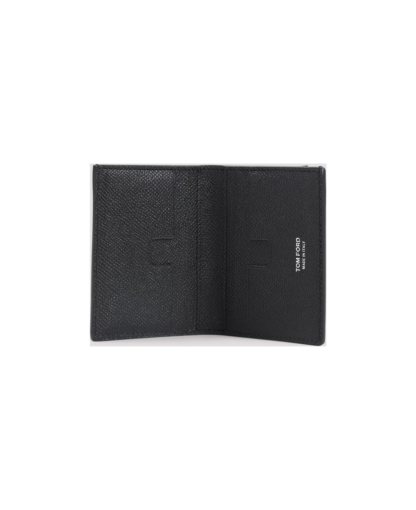 Tom Ford Calf Leather Wallet - Naa Black