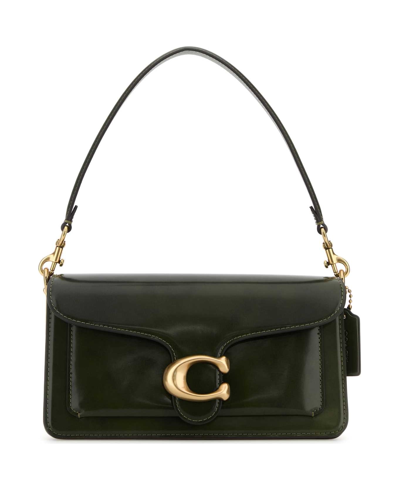 Coach Olive Green Leather Tabby 26 Handbag - B4OLIVE