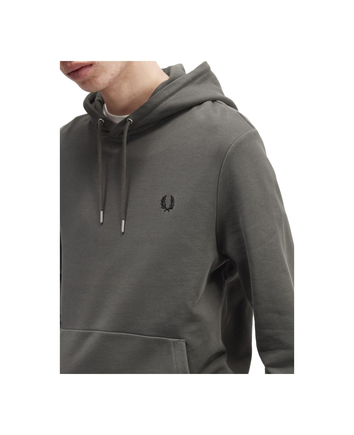 Fred Perry Hoodie - GREEN フリース