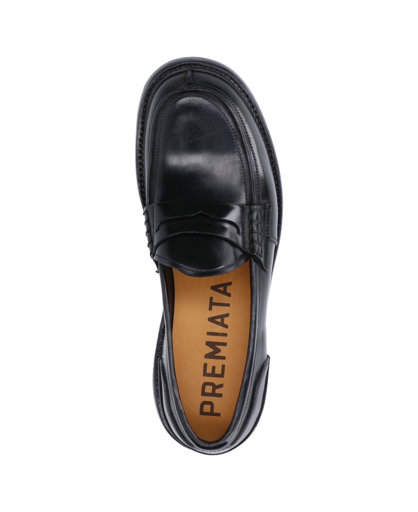 Premiata Calf Leather Loafers - Black  