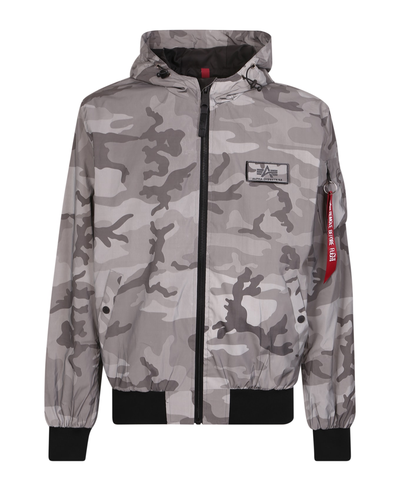Alpha Industries Camouflage Print Jackets - Black ジャケット
