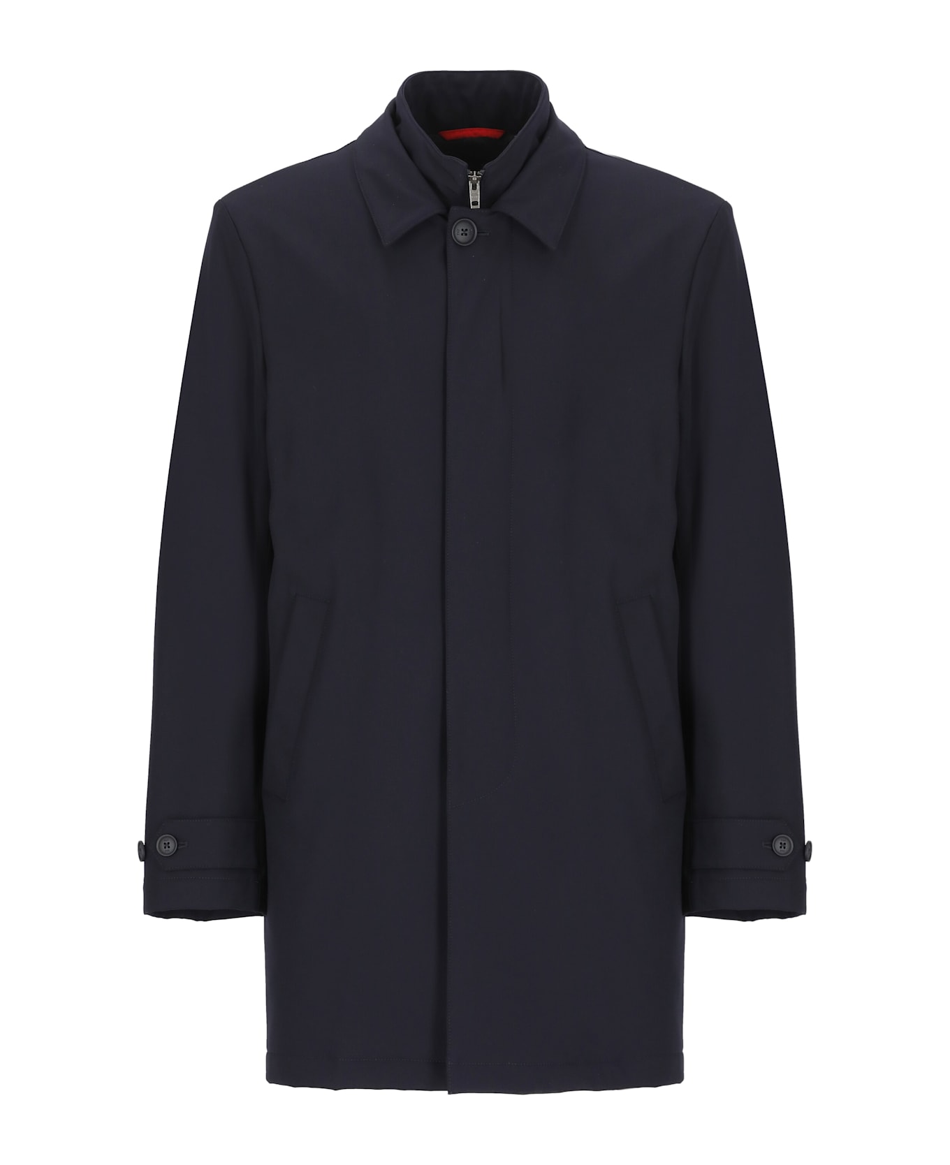 Fay Morning Coat In Jersey - Blue