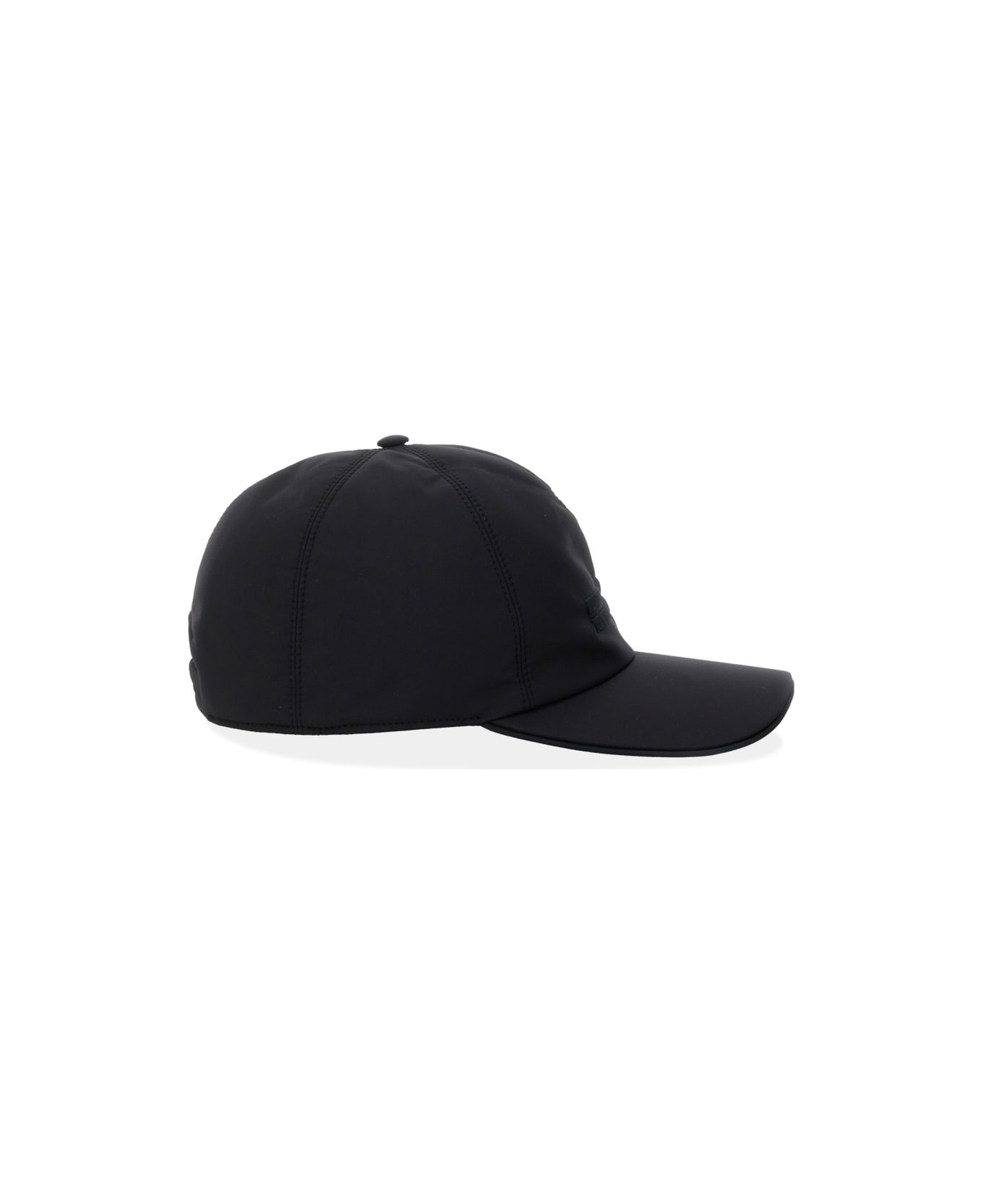 Zegna Baseball Hat With Logo - BLACK