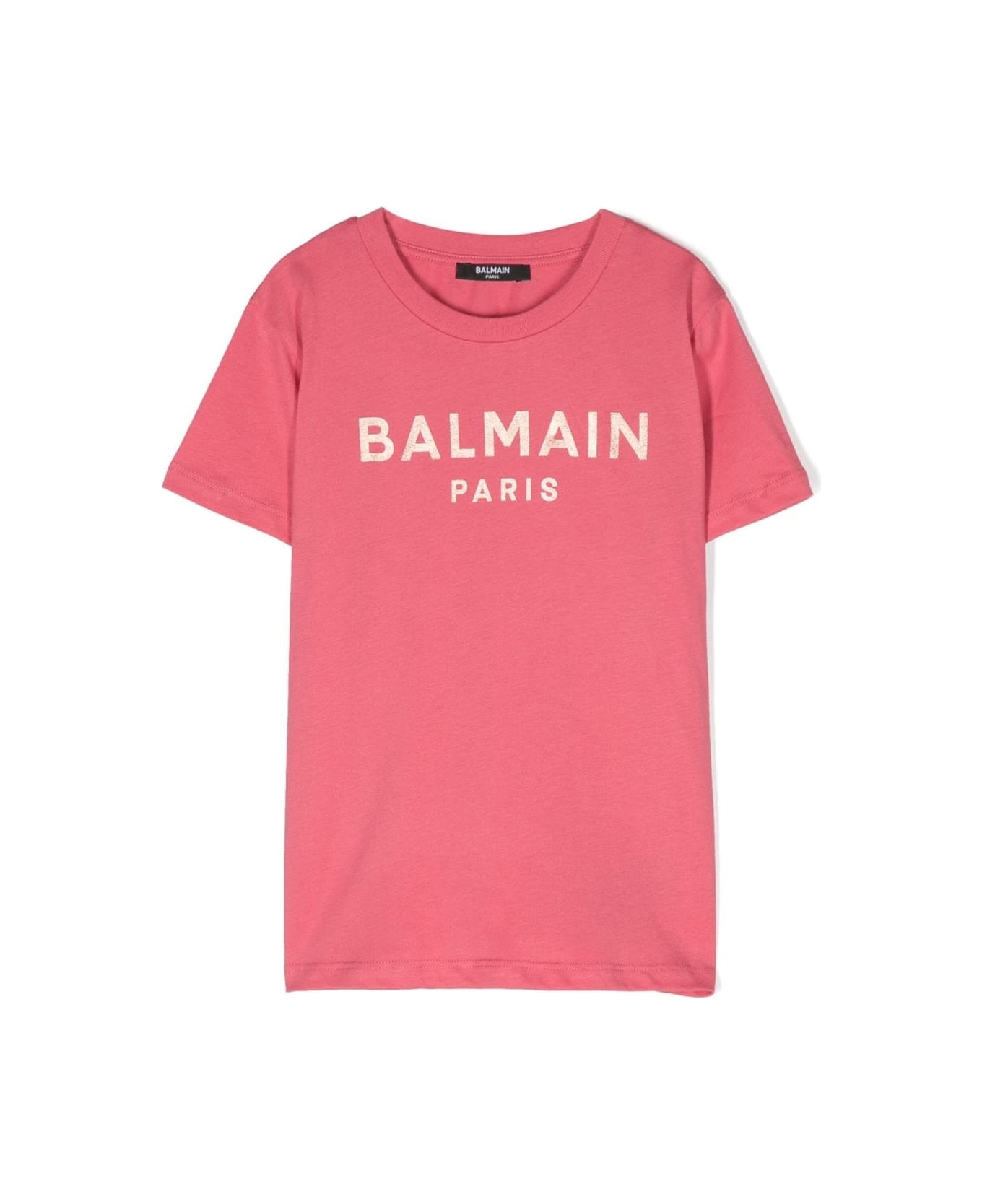 Balmain Logo T-shirt - Pink