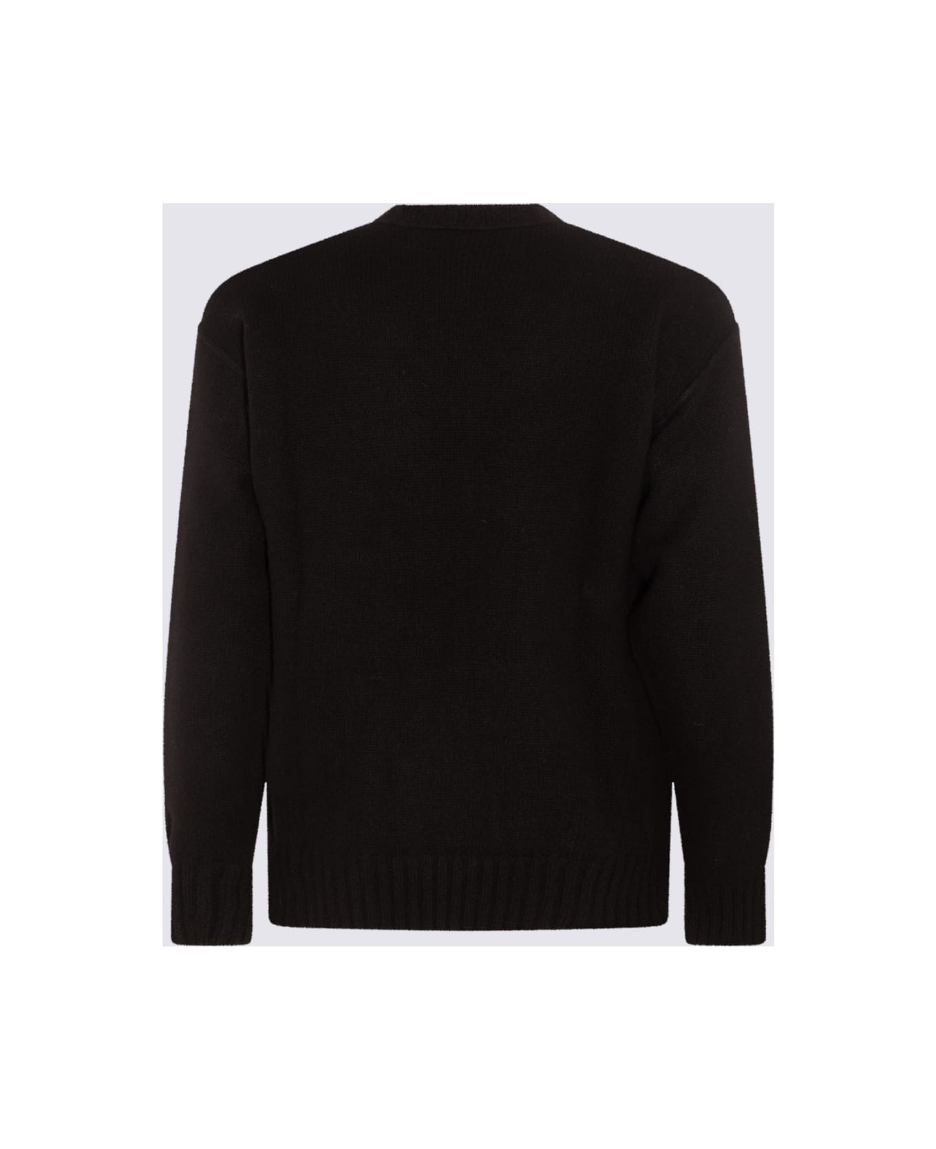 Isabel Benenato Black Cashmere And Wool Blend Sweater - Black ニットウェア