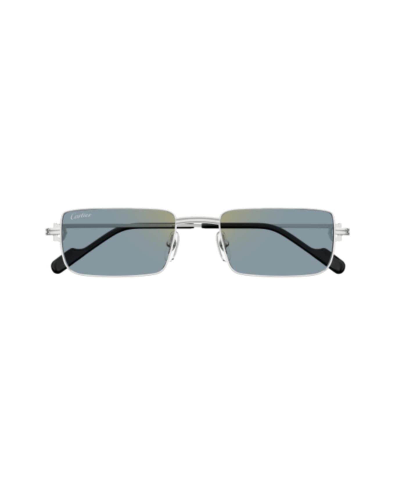 Cartier Eyewear Ct0501s-008 Silver-silver-light Blue - SILVER-SILVER-LIGHT BLUE