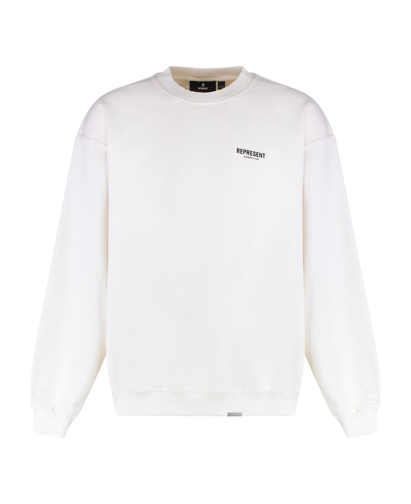 REPRESENT Cotton Crew-neck Sweatshirt - White