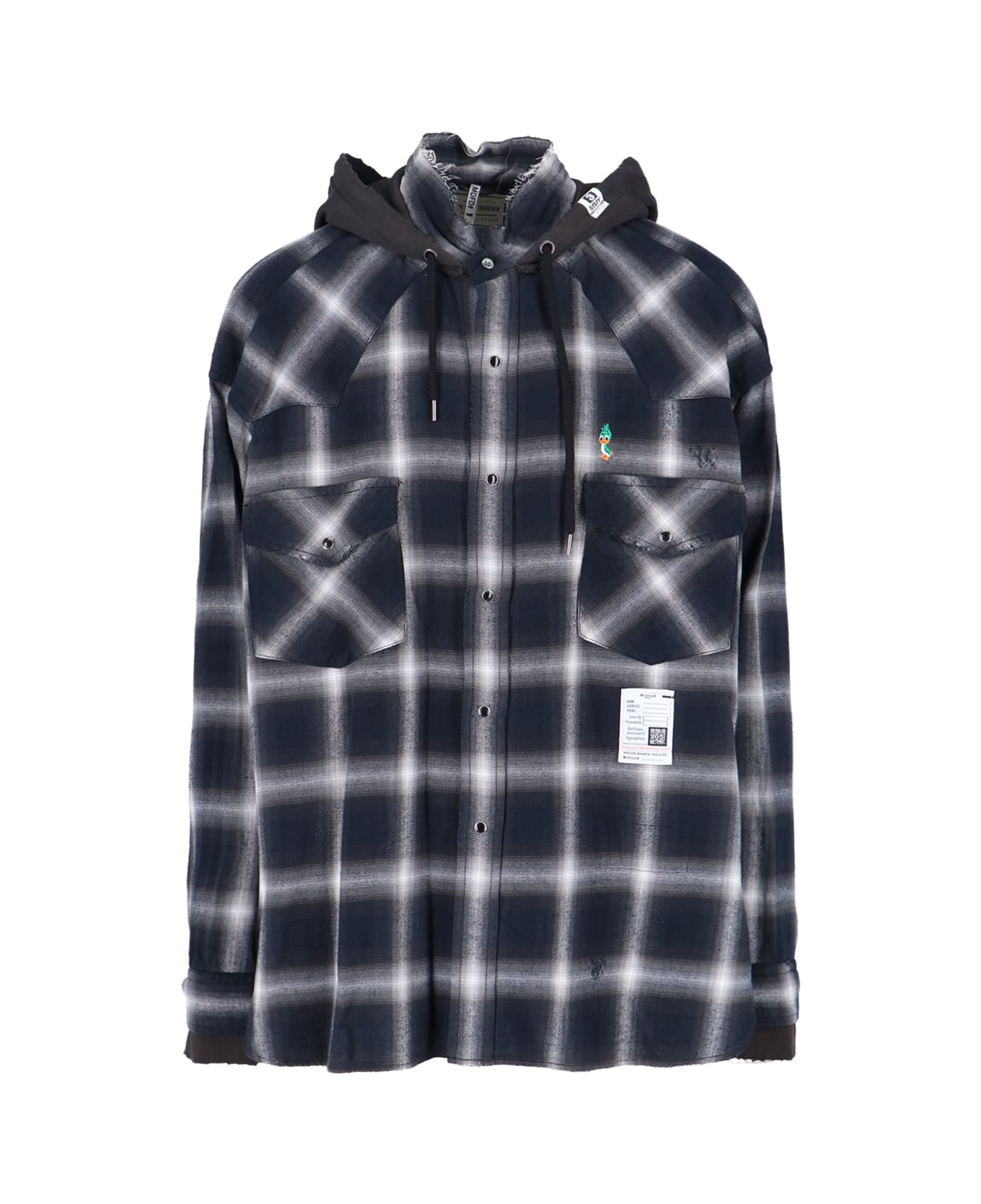 Mihara Yasuhiro Hooded Shirt - Black  