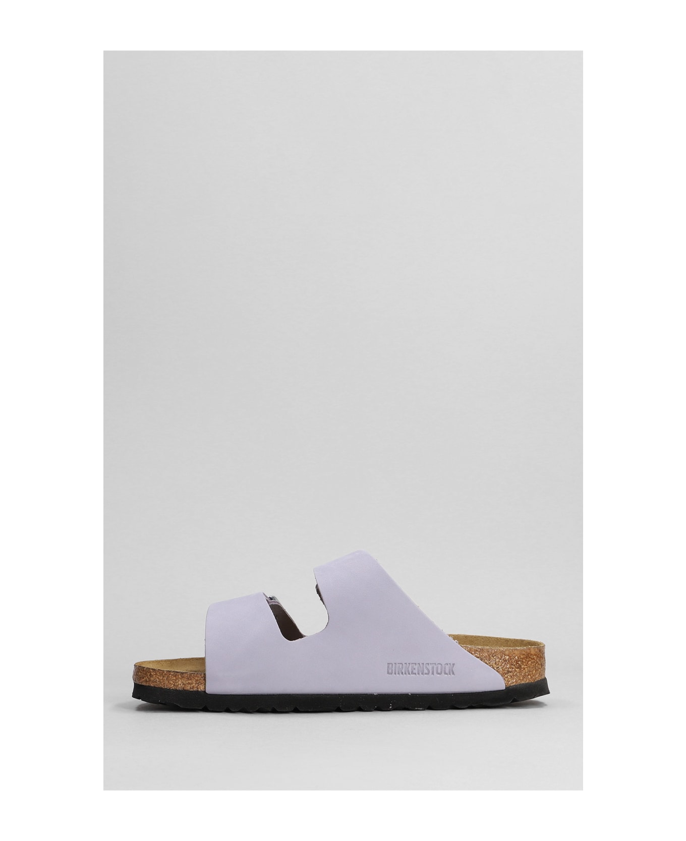 Birkenstock Arizona Sfb Flats In Viola Leather - Viola