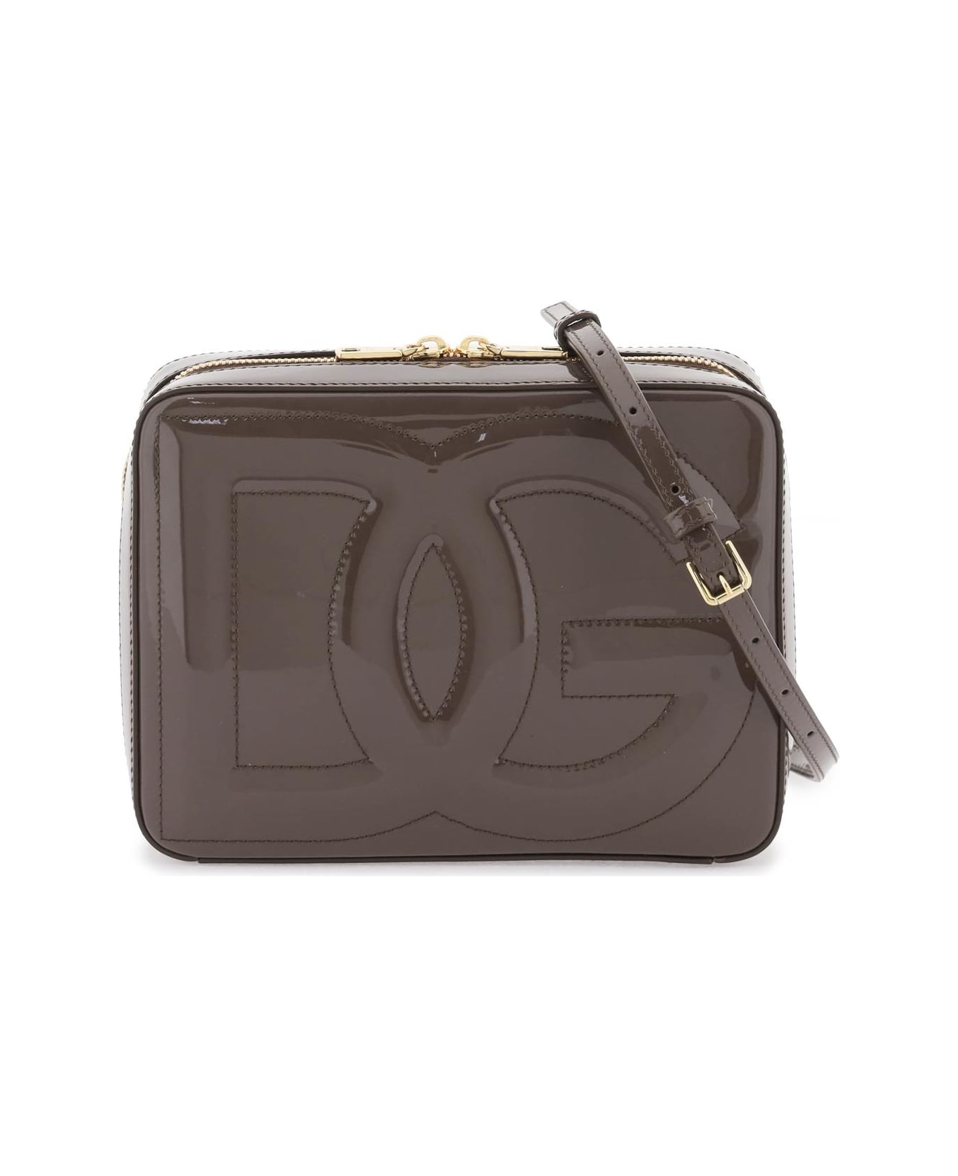 Dolce & Gabbana Medium 'dg Logo' Camera Bag - FANGO 2 (Brown)