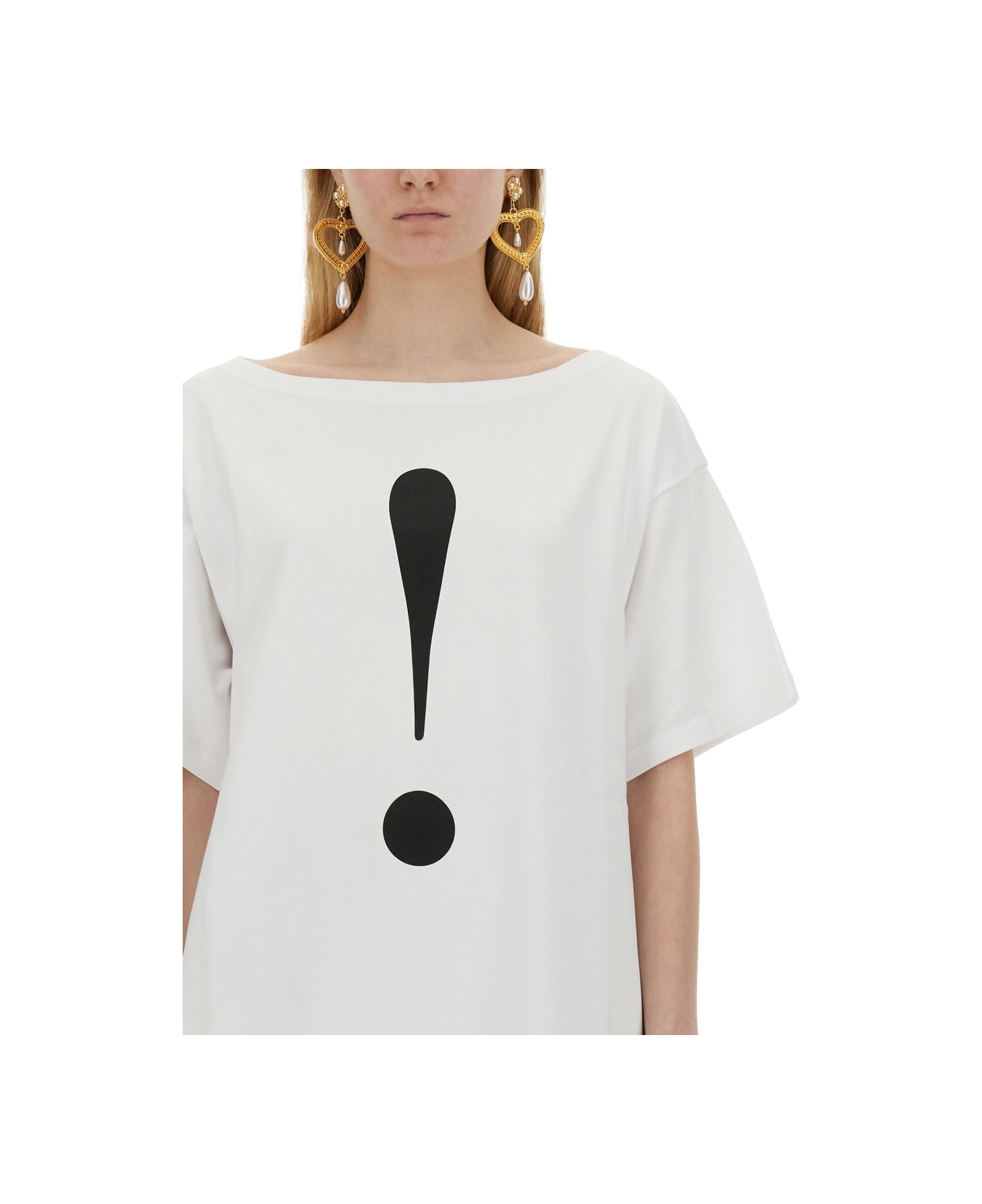 Moschino Interlock T-shirt - WHITE Tシャツ