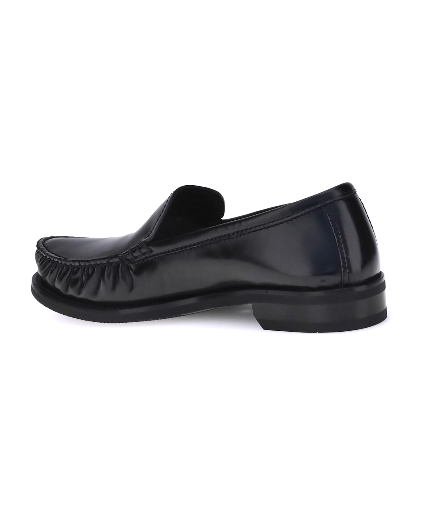 Prada Brushed Leather Loafers