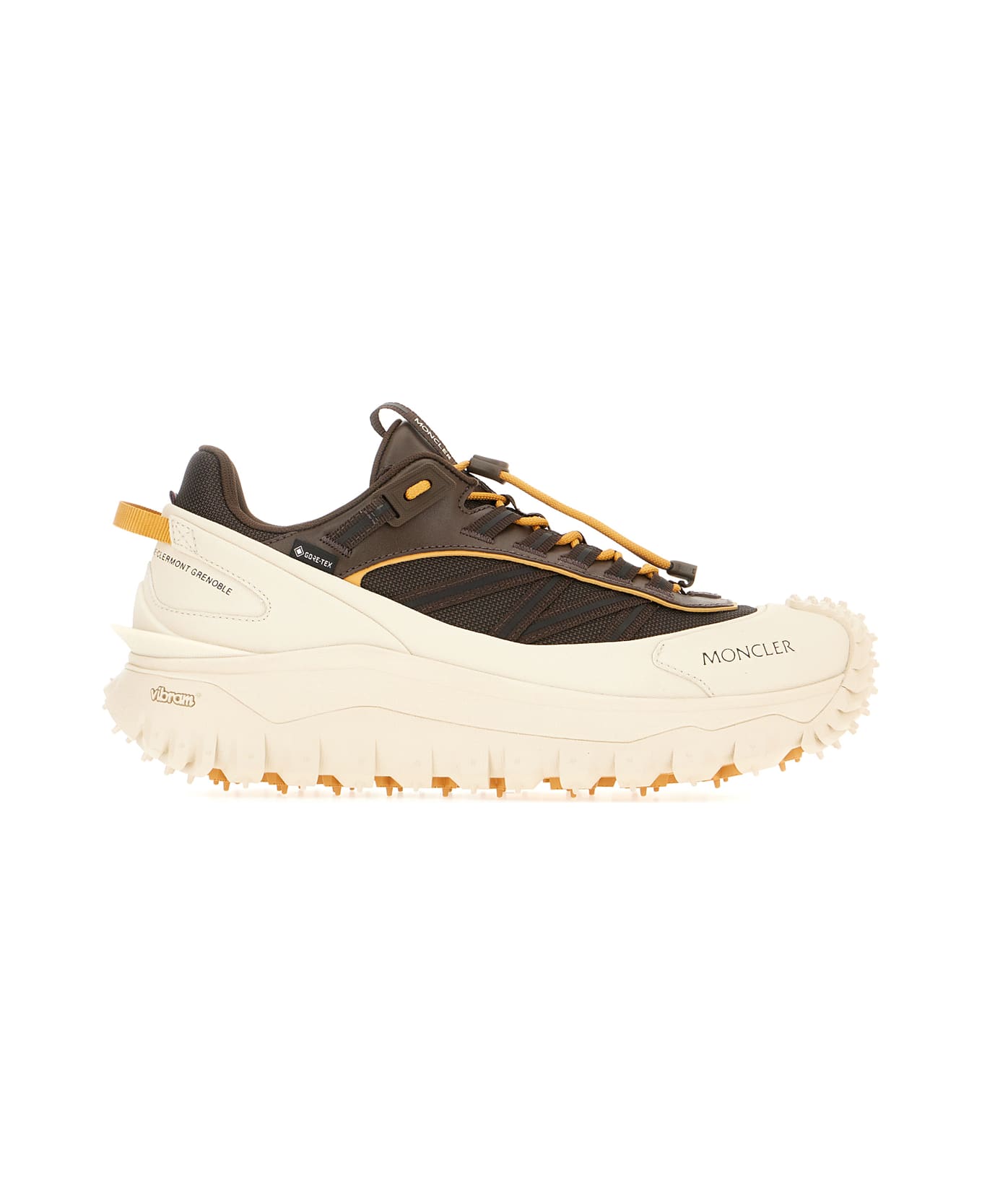 Moncler Multicolor Fabric Trailgrip Gtx Sneakers - Marrone