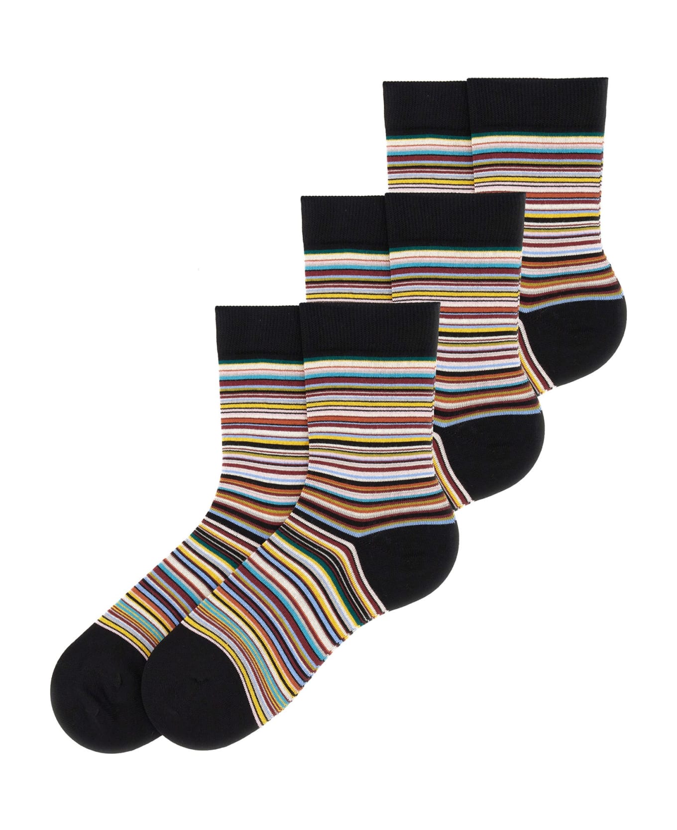 Paul Smith Set Of Three Socks - MULTICOLOUR