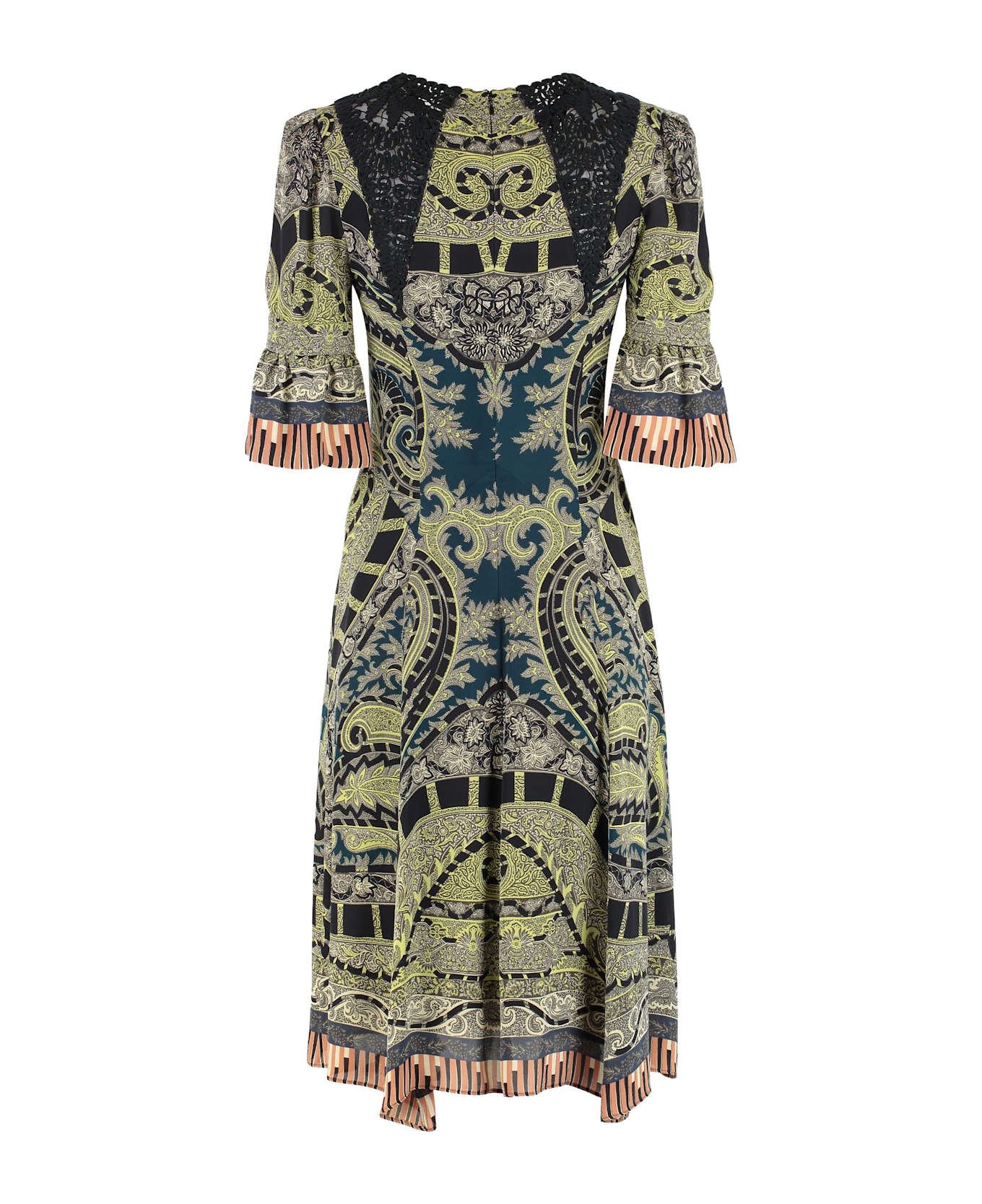 Etro Printed Silk Dress - Multicolor