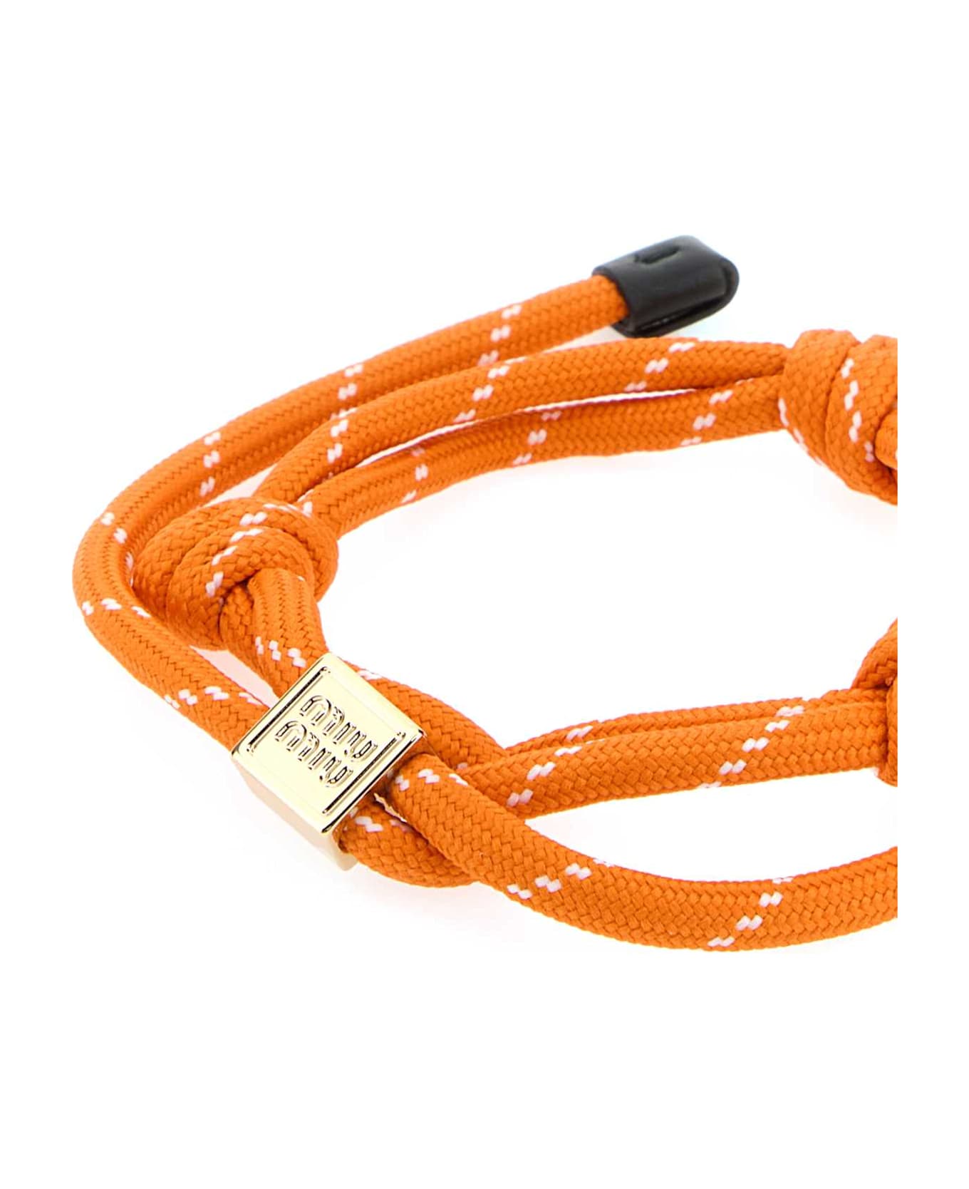 Miu Miu Orange Fabric Bracelet - ARANCIO